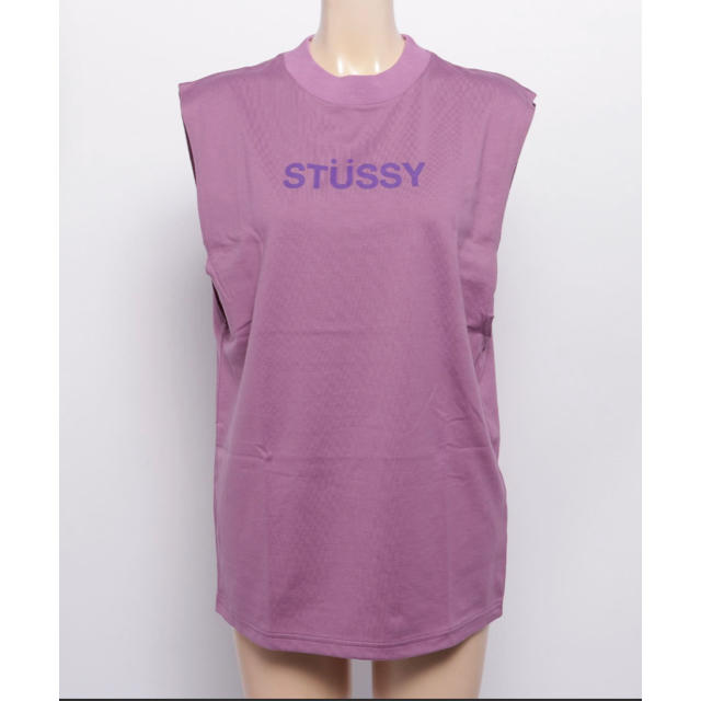 STUSSY(ステューシー)のstussy ノースリーブ レディースのトップス(カットソー(半袖/袖なし))の商品写真