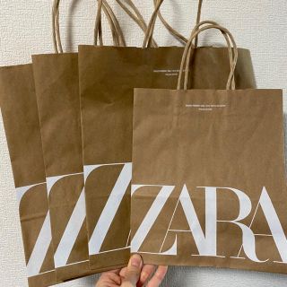 ザラ(ZARA)のzara 紙袋 4枚まとめ売り(ショップ袋)