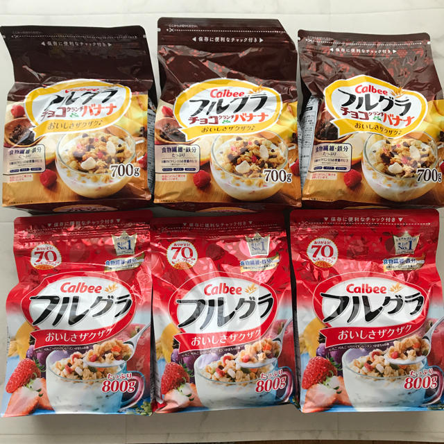 カルビー(カルビー)の【ゆり様カルビー フルグラ&チョコバナナ 6袋セット 食品/飲料/酒の食品(その他)の商品写真