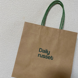 ラシット(Russet)のdaily russet 紙袋(ショップ袋)