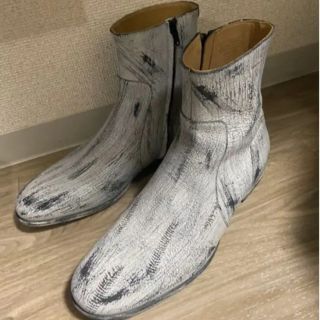 マルタンマルジェラ(Maison Martin Margiela)のMaison Margiela × H&M ペンキブーツ マルジェラ(ブーツ)