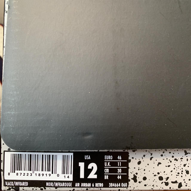 NIKE(ナイキ)のjordan6 Infrared 2019 30cm メンズの靴/シューズ(スニーカー)の商品写真