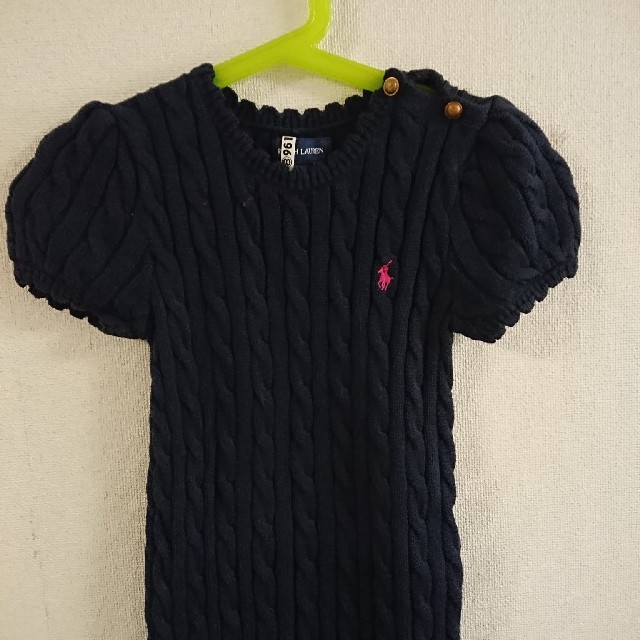 Ralph Lauren(ラルフローレン)のRALPH LAUREN ラルフローレン ガール ニットワンピース キッズ/ベビー/マタニティのキッズ服女の子用(90cm~)(ワンピース)の商品写真