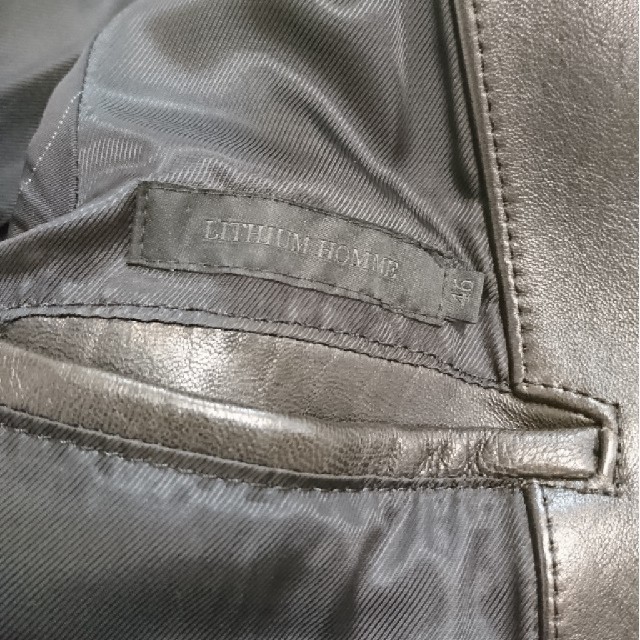 LITHIUM HOMME(リチウムオム)のレザージャケット メンズのジャケット/アウター(レザージャケット)の商品写真