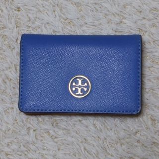 トリーバーチ(Tory Burch)の【Tory Burch】ライトブルー カードケース(名刺入れ/定期入れ)