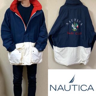 NAUTICA - 90's NAUTICA ノーティカ ナイロンジャケット リバーシブル