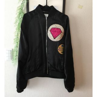 サンローラン(Saint Laurent)のサンローラン　ブルゾン　ジャケット　ワッペン　シャツ　デニム(ブルゾン)