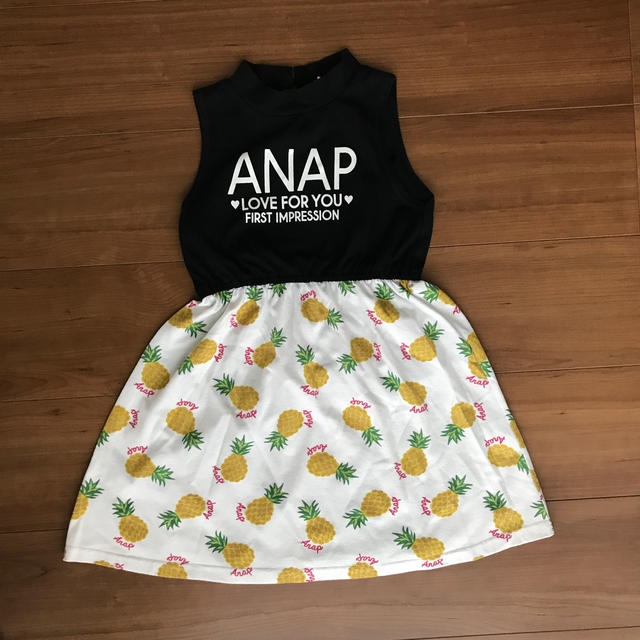 ANAP Kids(アナップキッズ)のANAP ワンピース 120cm キッズ/ベビー/マタニティのキッズ服女の子用(90cm~)(ワンピース)の商品写真