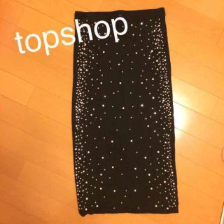 トップショップ(TOPSHOP)の1月限定！TOPSHOPビジュースカート(ひざ丈スカート)