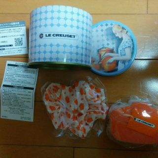 ルクルーゼ(LE CREUSET)の《新品》ルクルーゼ スポンジ＆シュシュ(その他)