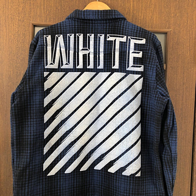 off-white タータンチェックシャツ