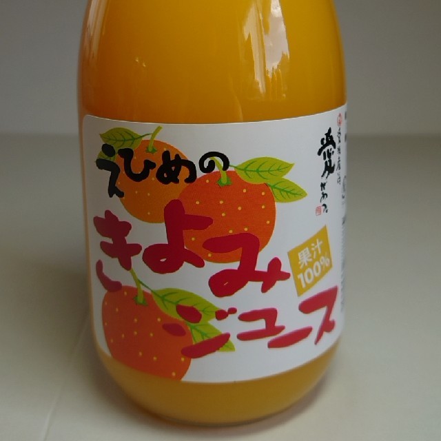 愛媛県産果汁１００％清見タンゴールストレートジュース500㎜×１２本入り 食品/飲料/酒の食品(フルーツ)の商品写真