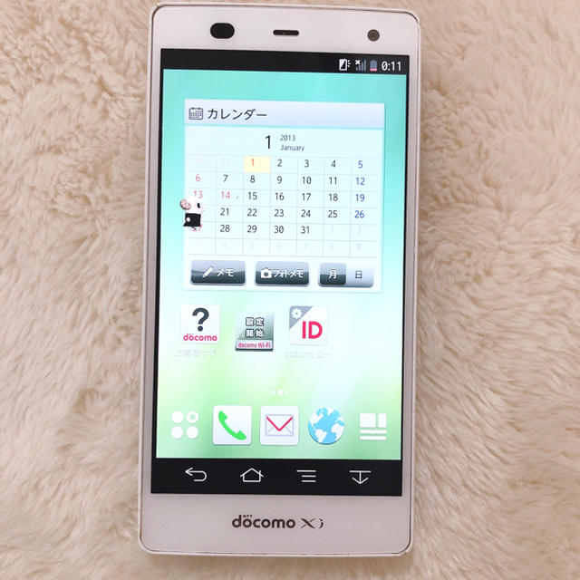 arrows(アローズ)のARROWS NX F-01F docomo 本体のみ スマホ/家電/カメラのスマートフォン/携帯電話(スマートフォン本体)の商品写真