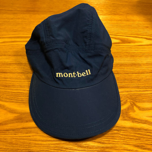 mont bell(モンベル)のモンベル　キッズ　ブルーキャップ キッズ/ベビー/マタニティのこども用ファッション小物(帽子)の商品写真