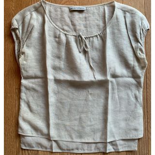 エンポリオアルマーニ(Emporio Armani)のエンポリアムアルマーニ#ベージュ#半袖(Tシャツ(半袖/袖なし))