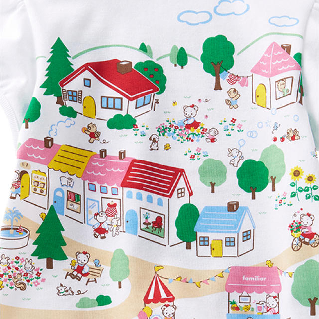 familiar(ファミリア)のファミリア　70周年　限定Tシャツ　120 キッズ/ベビー/マタニティのキッズ服女の子用(90cm~)(Tシャツ/カットソー)の商品写真