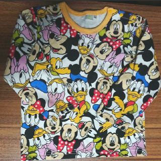 ディズニー(Disney)のディズニー 総柄 トレーナー 95(Tシャツ/カットソー)