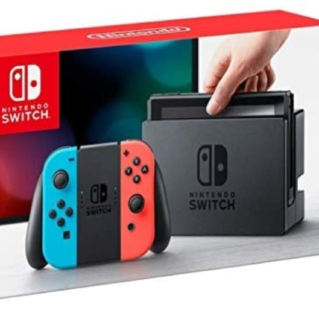 無料発送 Nintendo Switch ネオンレッド ネオンブルー/ Joy-Con Switch
