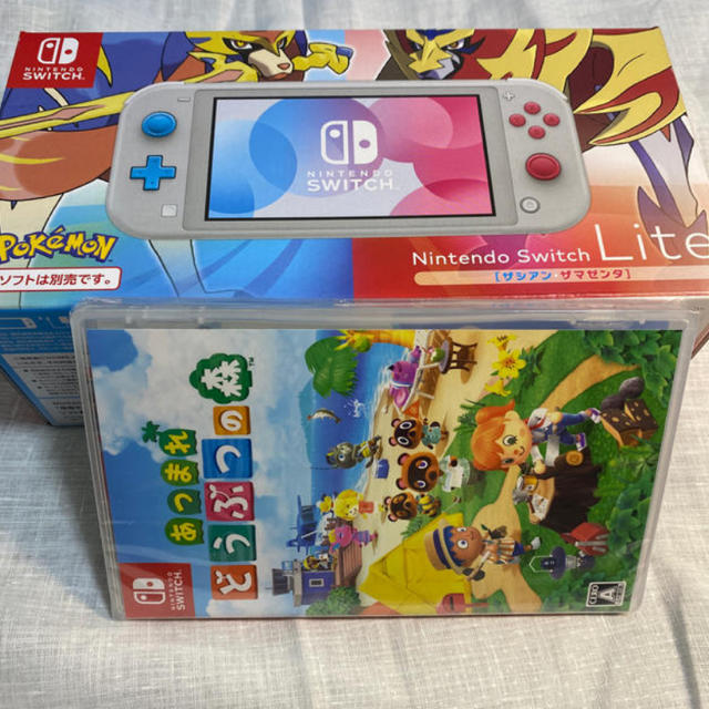 nitendo switch lite どうぶつの森　新品未使用　セット