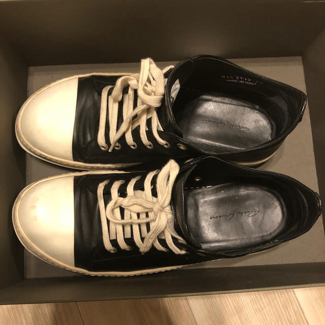 【値下げ交渉OK】Rick Owens レザースニーカー