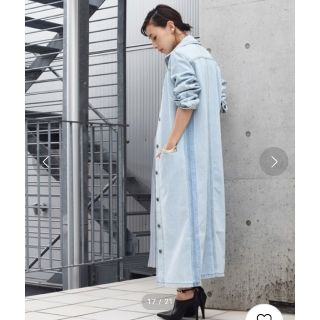 アメリヴィンテージ(Ameri VINTAGE)のAmeri 【美品】デニム　ロング　コート(Gジャン/デニムジャケット)