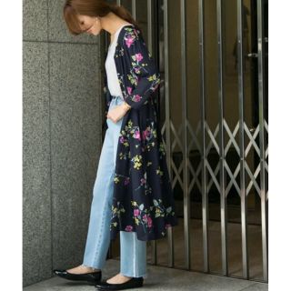 アーバンリサーチドアーズ(URBAN RESEARCH DOORS)のアーバンリサーチドアーズ☆花柄 2way ガウン ワンピース(ロングワンピース/マキシワンピース)