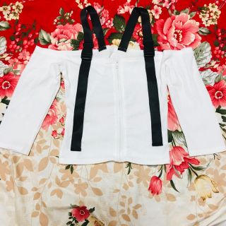 アナップ(ANAP)の★ANAP アナップ★オフショルダージッパートップス★White(その他)