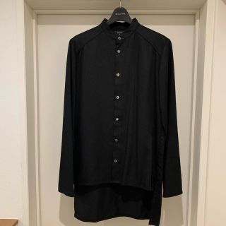 ヨウジヤマモト(Yohji Yamamoto)のkujaku バンドカラー　ロングシャツ　サイズ1(シャツ)