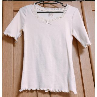 フィント(F i.n.t)のFi.n.t♡Tシャツ♡レース♡リボン(Tシャツ/カットソー)