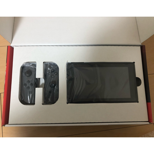 任天堂Switch 新モデルグレー　ポケモン　ソード