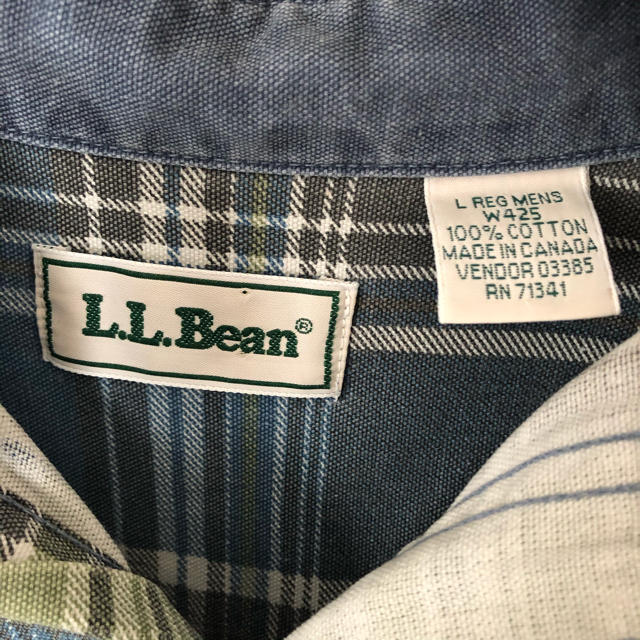 L.L.Bean(エルエルビーン)の《L.L.Bean エルエルビーン》メンズチェックシャツ メンズのトップス(シャツ)の商品写真