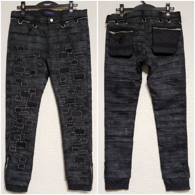 UNDERCOVER(アンダーカバー)のUNDERCOVER SCAB 復刻ハギストレッチパンツ メンズのパンツ(デニム/ジーンズ)の商品写真
