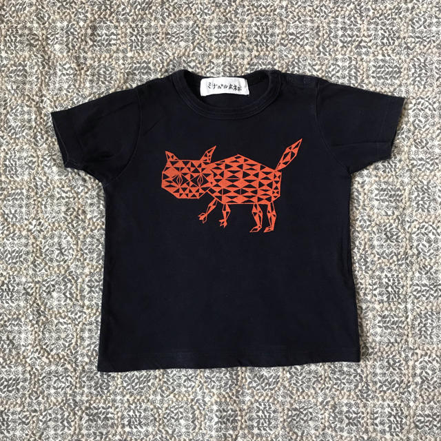 mina perhonen(ミナペルホネン)のミナペルホネン  ベビーキッズ95  Tama Tシャツ ねこ キッズ/ベビー/マタニティのキッズ服女の子用(90cm~)(Tシャツ/カットソー)の商品写真