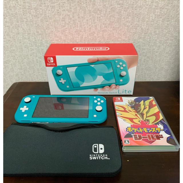 Nintendo Switch  Lite ターコイズ　ポケモンシールドセット