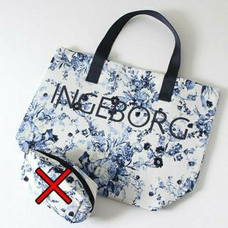 インゲボルグ(INGEBORG)のINGEBORG ノベルティ フラワープリントトートバッグ インゲボルグ 花柄(トートバッグ)