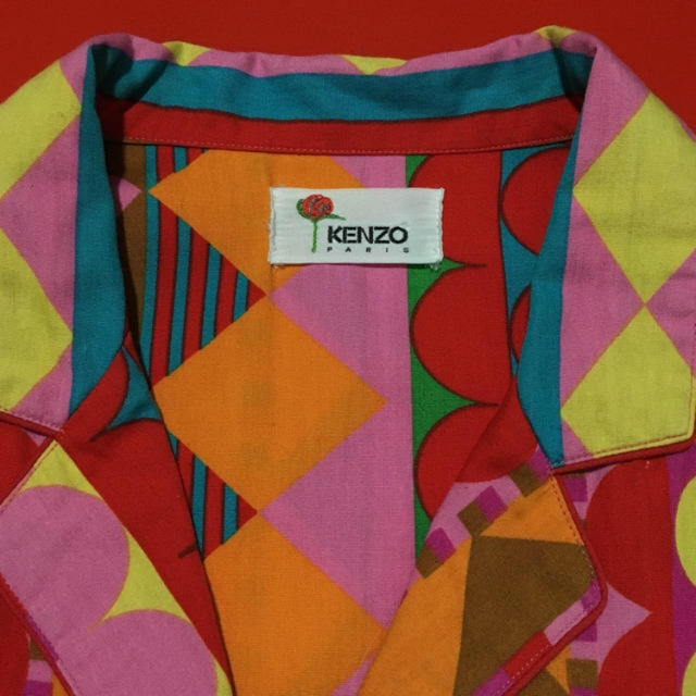 KENZO(ケンゾー)のKENZO ケンゾー シャツジャケット ヴィンテージ ルームウエア レディースのトップス(シャツ/ブラウス(長袖/七分))の商品写真