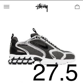 ナイキ(NIKE)のSTÜSSY / NIKE AIR ZOOM SPIRIDON CAGE 2 (スニーカー)