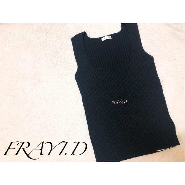 FRAY I.D(フレイアイディー)のFRAYI.D☆新品スクエアリブタンク レディースのトップス(タンクトップ)の商品写真