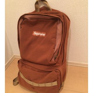 シュプリーム(Supreme)のsupreme 10fw Backpack ベージュ 美品 希少(バッグパック/リュック)