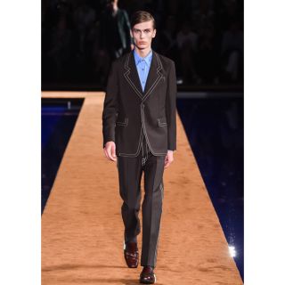 プラダ(PRADA)のashin様専用　確実正規品　prada 15ss ステッチスラックス(スラックス)