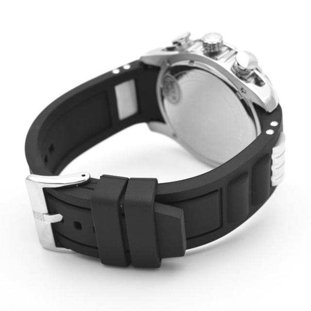 サルバトーレマーラ 腕時計 メンズ クロノグラフ ブランド 時計 白 黒