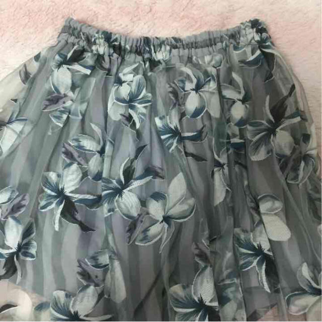 dazzlin(ダズリン)のdazzlin♡花柄オーガンジースカート レディースのパンツ(ショートパンツ)の商品写真
