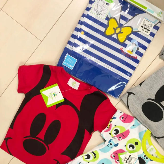 Disney(ディズニー)の新品!!ディズニー♡4点セット キッズ/ベビー/マタニティのベビー服(~85cm)(Ｔシャツ)の商品写真