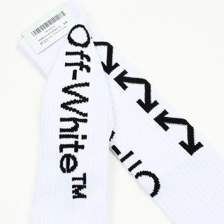 オフホワイト(OFF-WHITE)のOFF-WHITE オフホワイト ホワイトソックス 靴下　箱無し(ソックス)