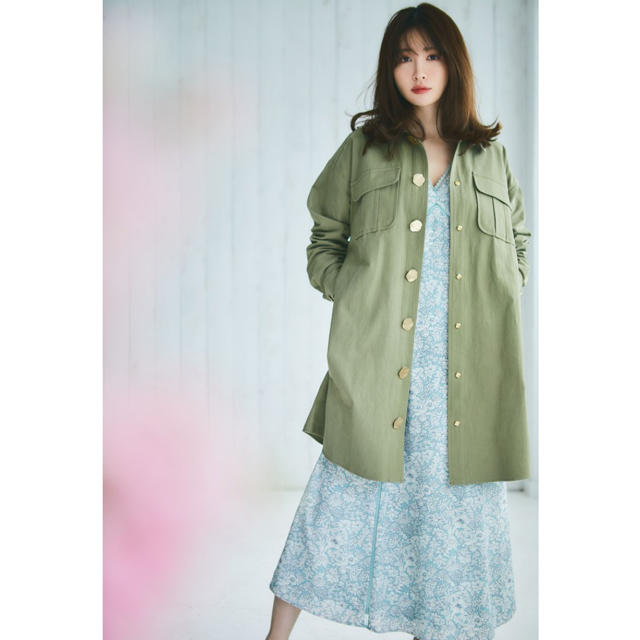 SNIDEL(スナイデル)のher lip to♥︎Belted Cargo Shirt Dress レディースのワンピース(ひざ丈ワンピース)の商品写真