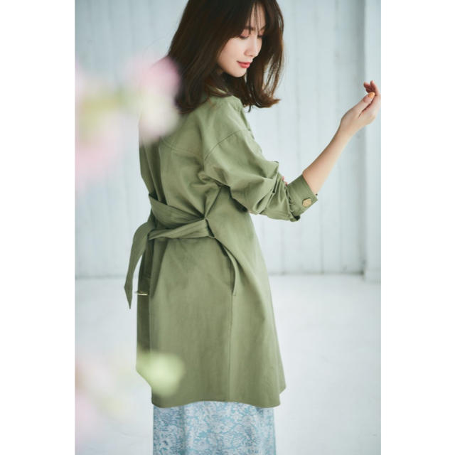 SNIDEL(スナイデル)のher lip to♥︎Belted Cargo Shirt Dress レディースのワンピース(ひざ丈ワンピース)の商品写真