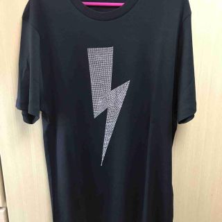 ニールバレット(NEIL BARRETT)の正規 19AW ニールバレット ラインストーン ボルト Tシャツ(Tシャツ/カットソー(半袖/袖なし))