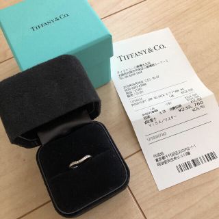 ティファニー(Tiffany & Co.)のティファニー　カーブドバンドリング　7号サイズ(リング(指輪))