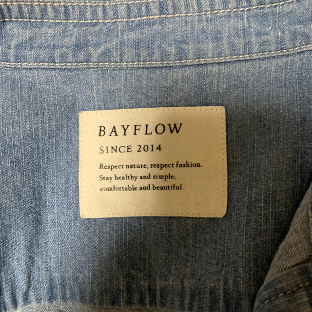 BAYFLOW(ベイフロー)のベイフロー  ミッキー　デニム シャツ　サイズ4 メンズのトップス(シャツ)の商品写真