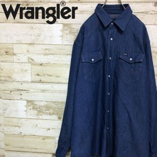 ラングラー(Wrangler)のラングラー(wrangler)☆ワンポイントロゴ デニム ウェスタンシャツ(シャツ)